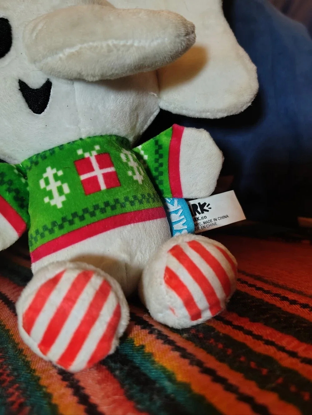 NWT BarkBox Holiday Dog Toy Lot of 3 - Dwight Elephant, Sleigh Belle &Green Ball